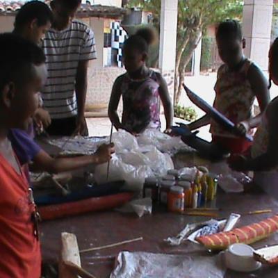 2015 Construo De Canoas E Bonecos De Pano 2